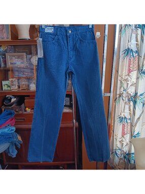 29x34 80s Vintage Mens Jeans NEW INDIGO DENIM SOUTHERN PACIFIC JEANS